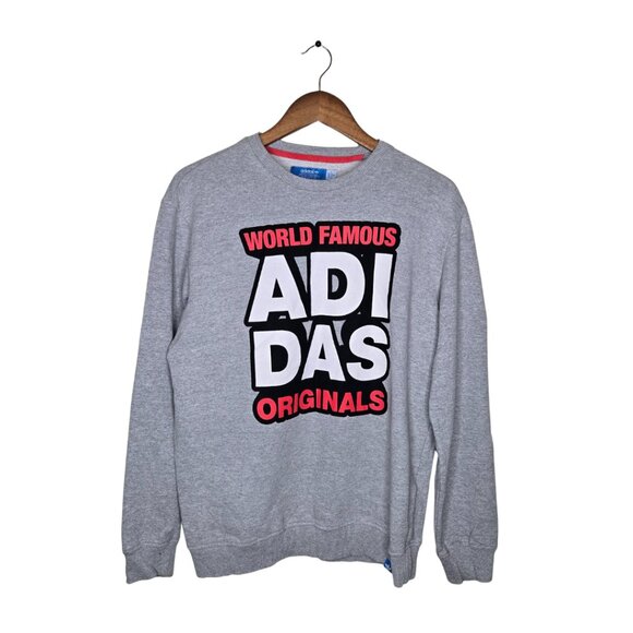 Adidas Originals “World Famous” G World Crewneck Sweatshirt - Picture 1 of 6